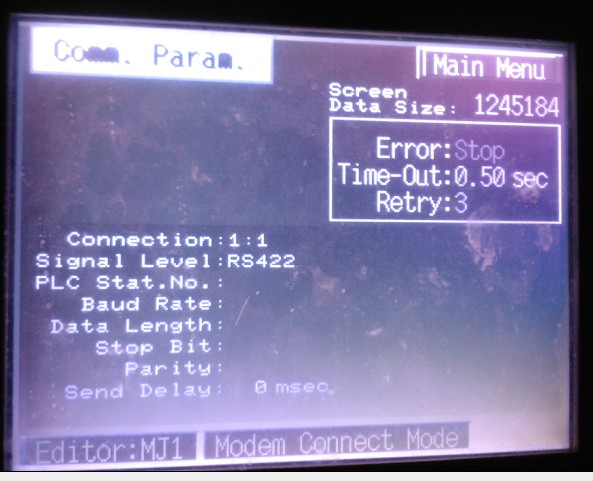 富士人机 UG221-LE4   无法上载程式(有图片说