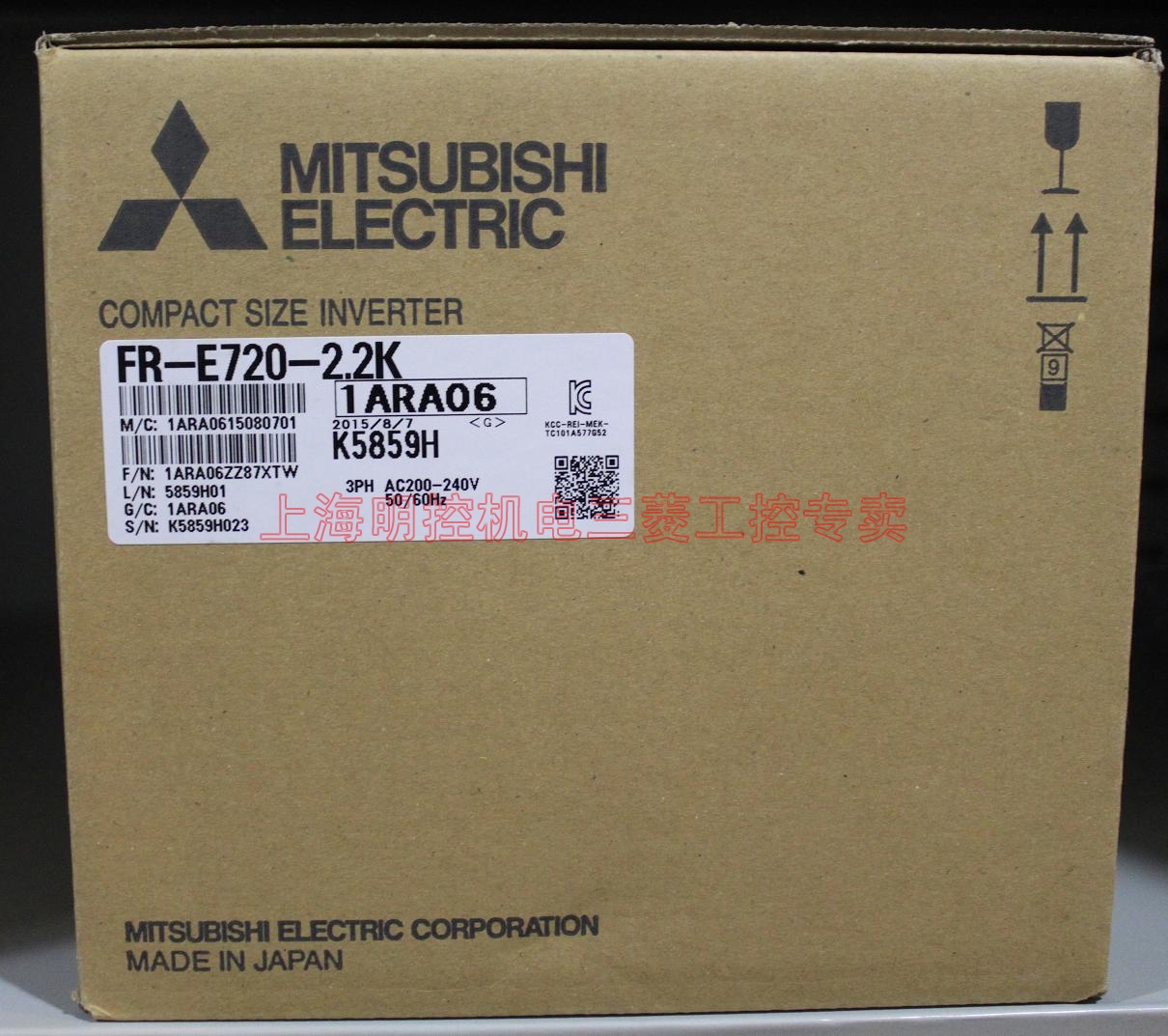 点击查看大图:FR-E720-2.2K包装