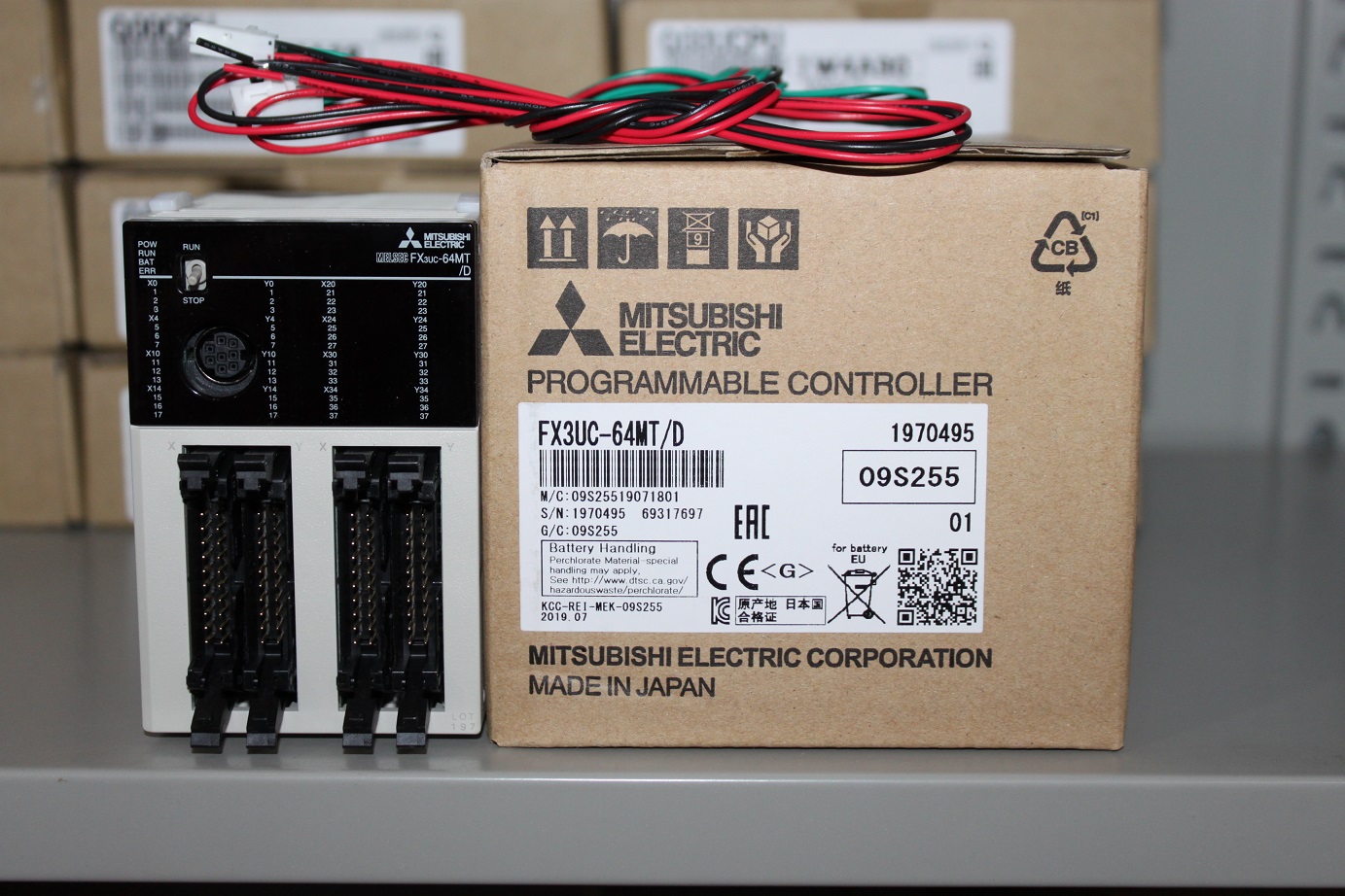 国産品 MITSUBISHI 三菱電機 FX3UC-64MT D シーケンサー ６ヶ月保証付き